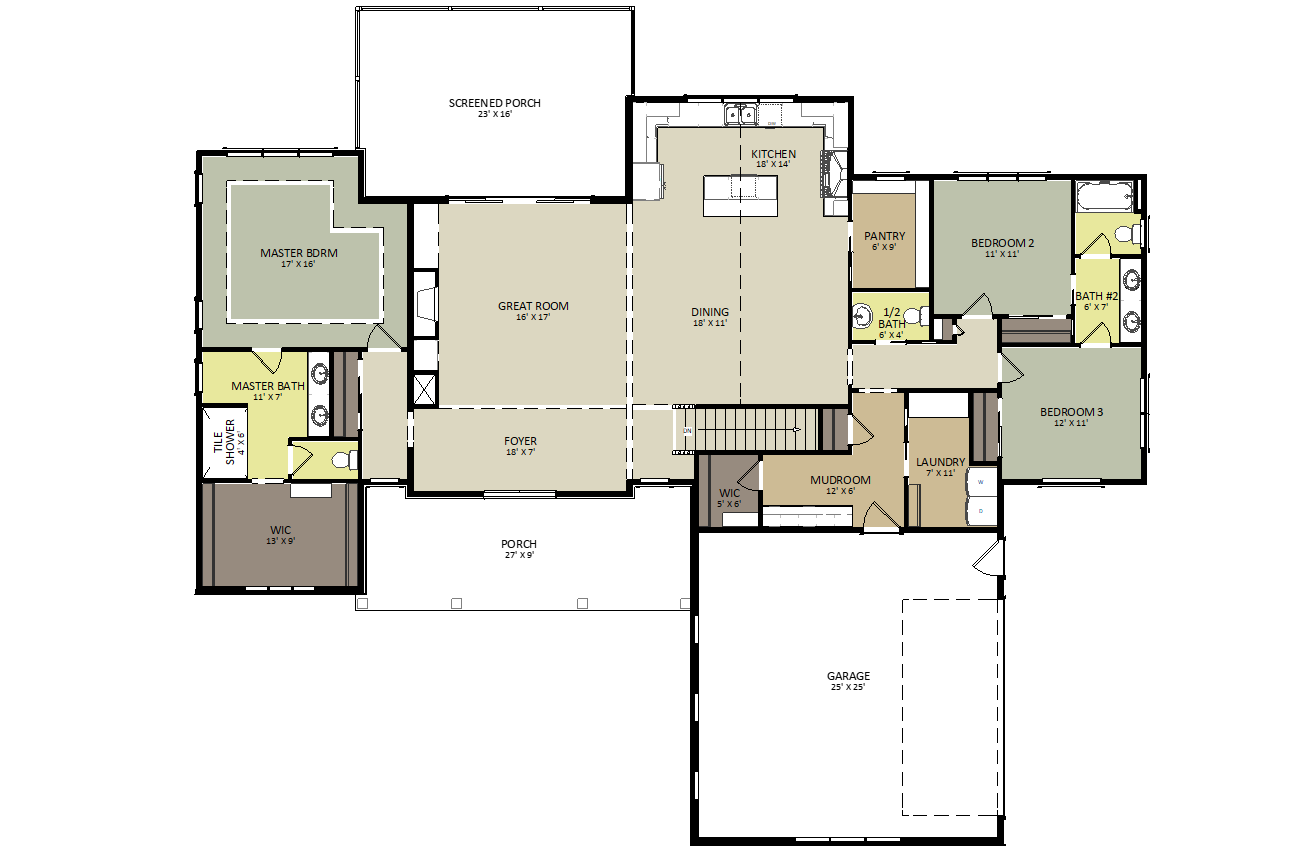 Lola First Floor Floor Plan